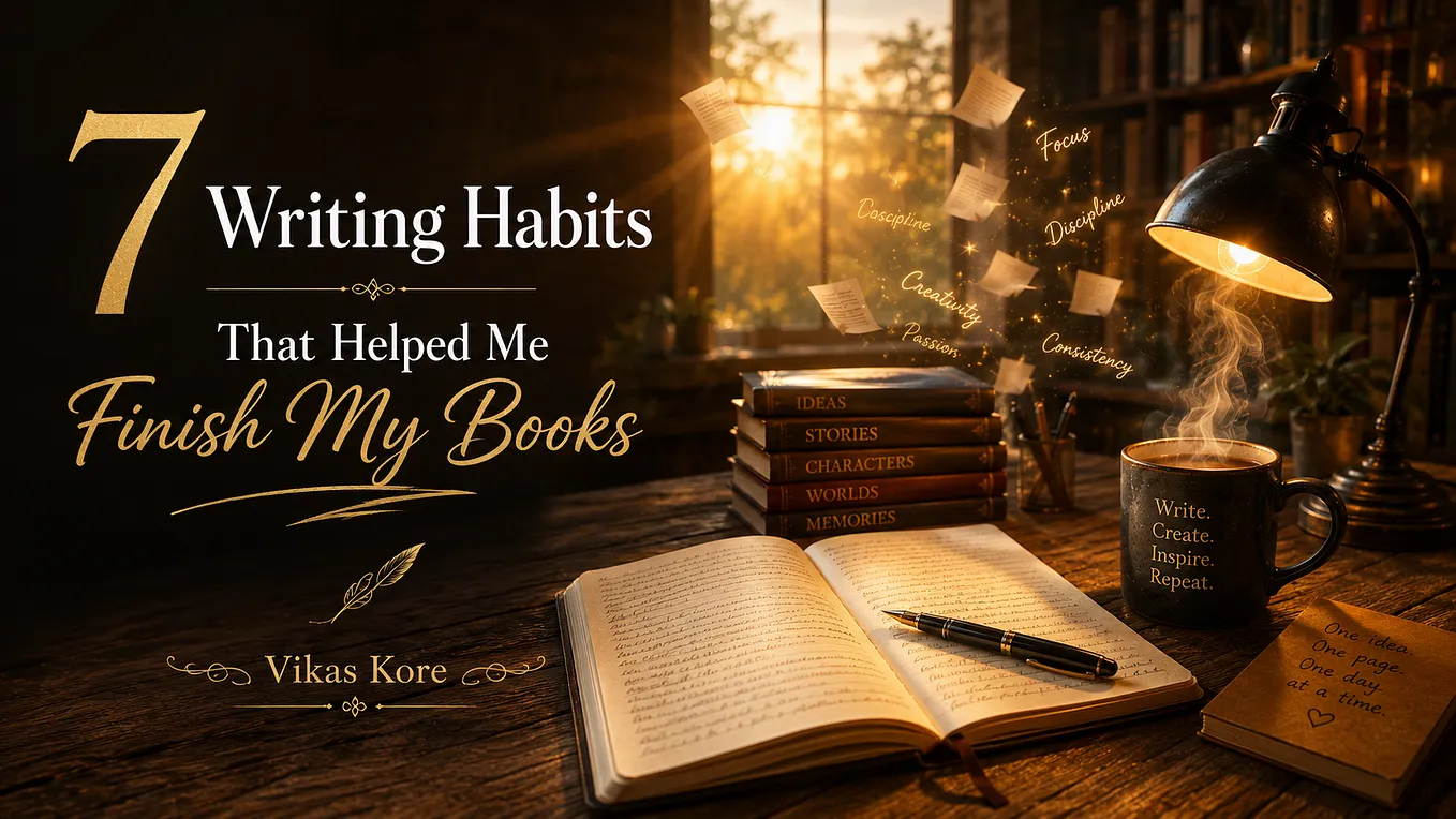 7 Writing Habits That Helped Me Finish My Books