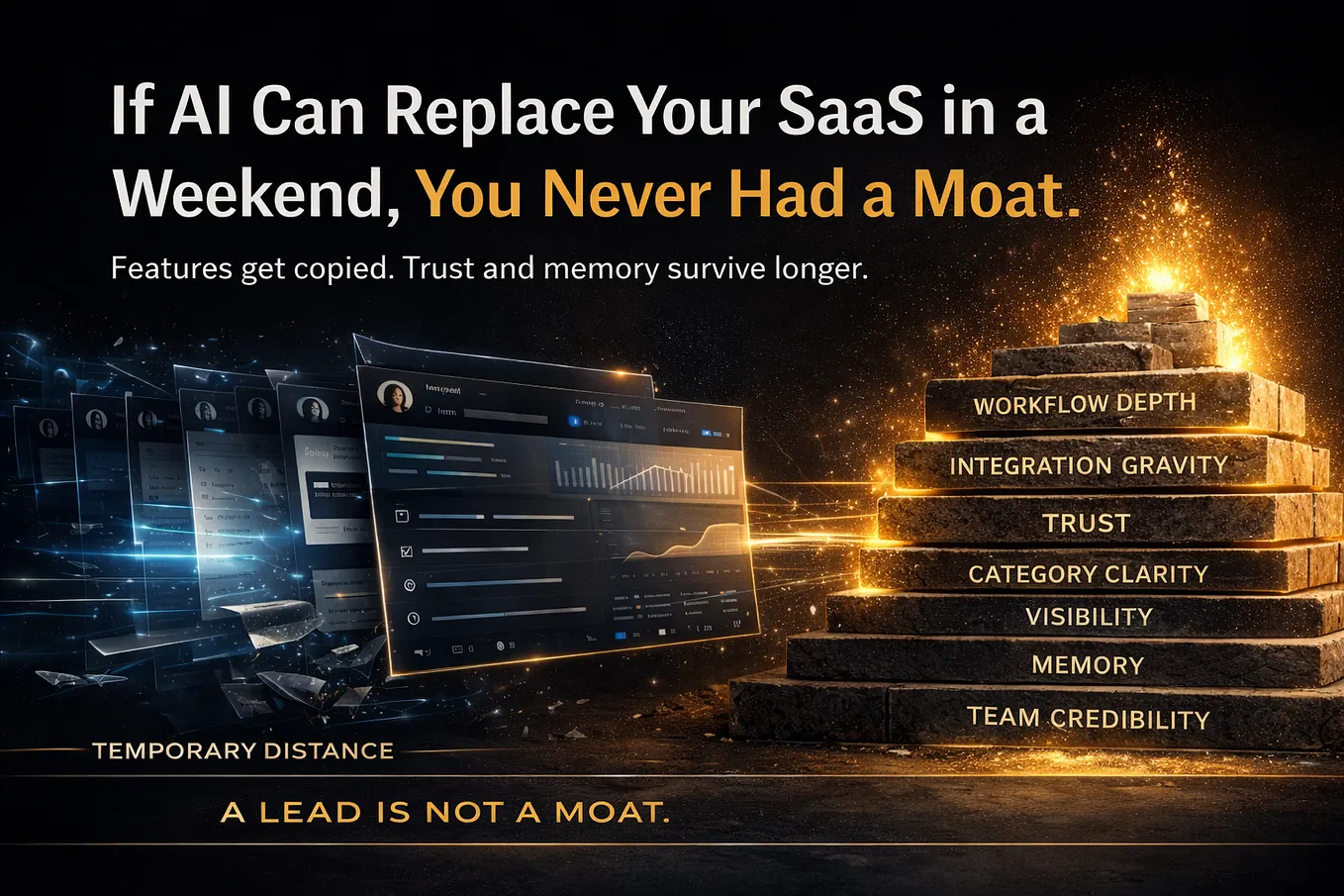If AI Can Replace Your SaaS in a Weekend, You Never Had a Moat