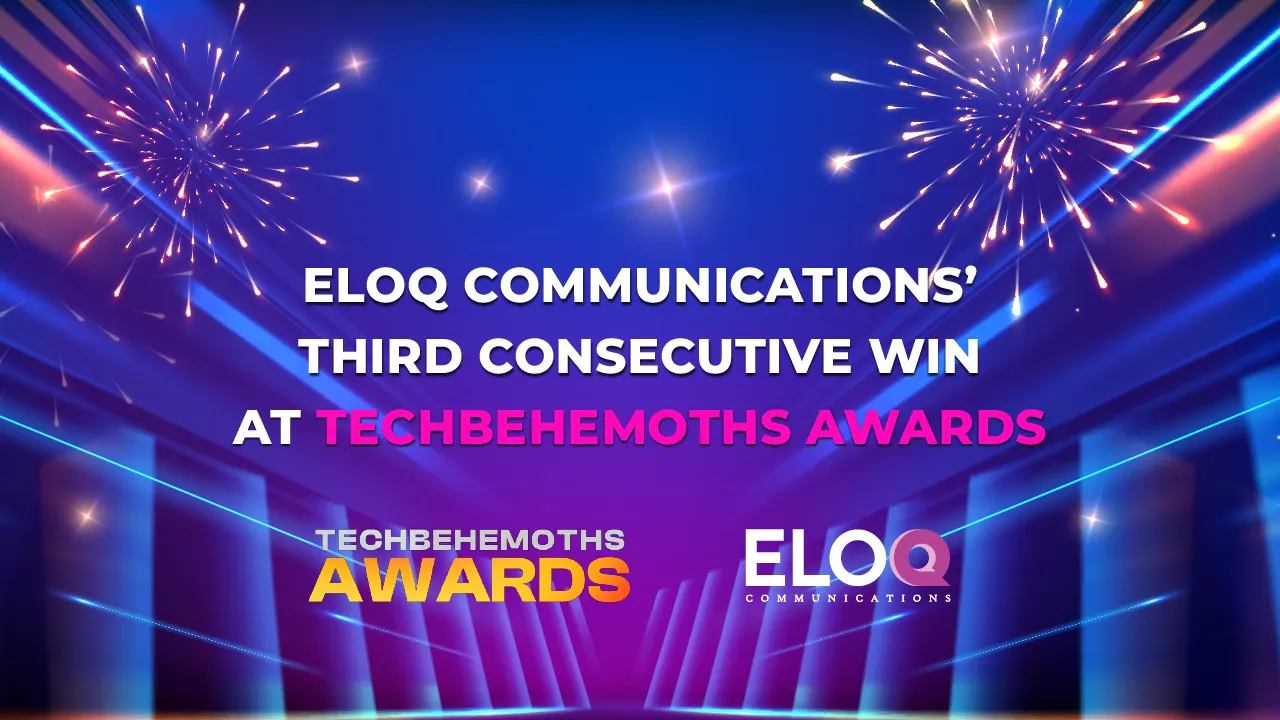 EloQ Communications celebrates third consecutive win at TechBehemoths Awards