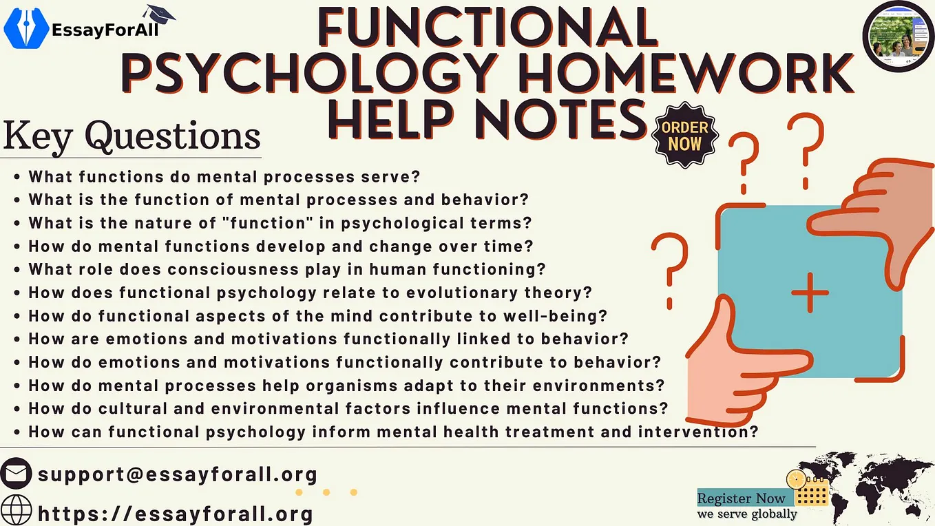 Functional Psychology Homework Help Notes