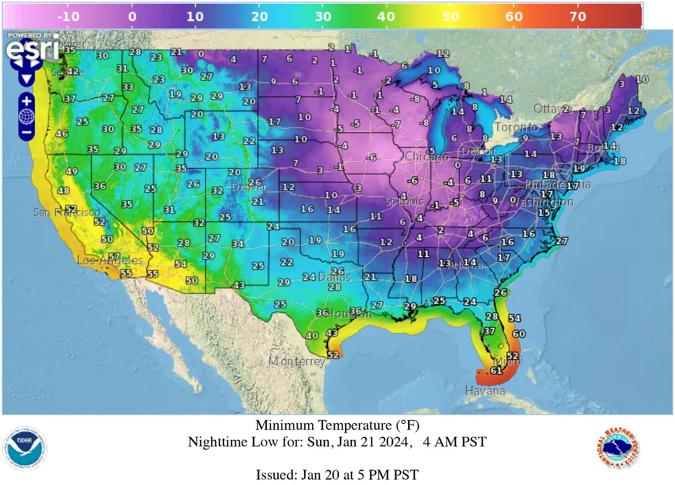 Overview First, Details on Demand: Mapping Extreme Temperatures with Contours