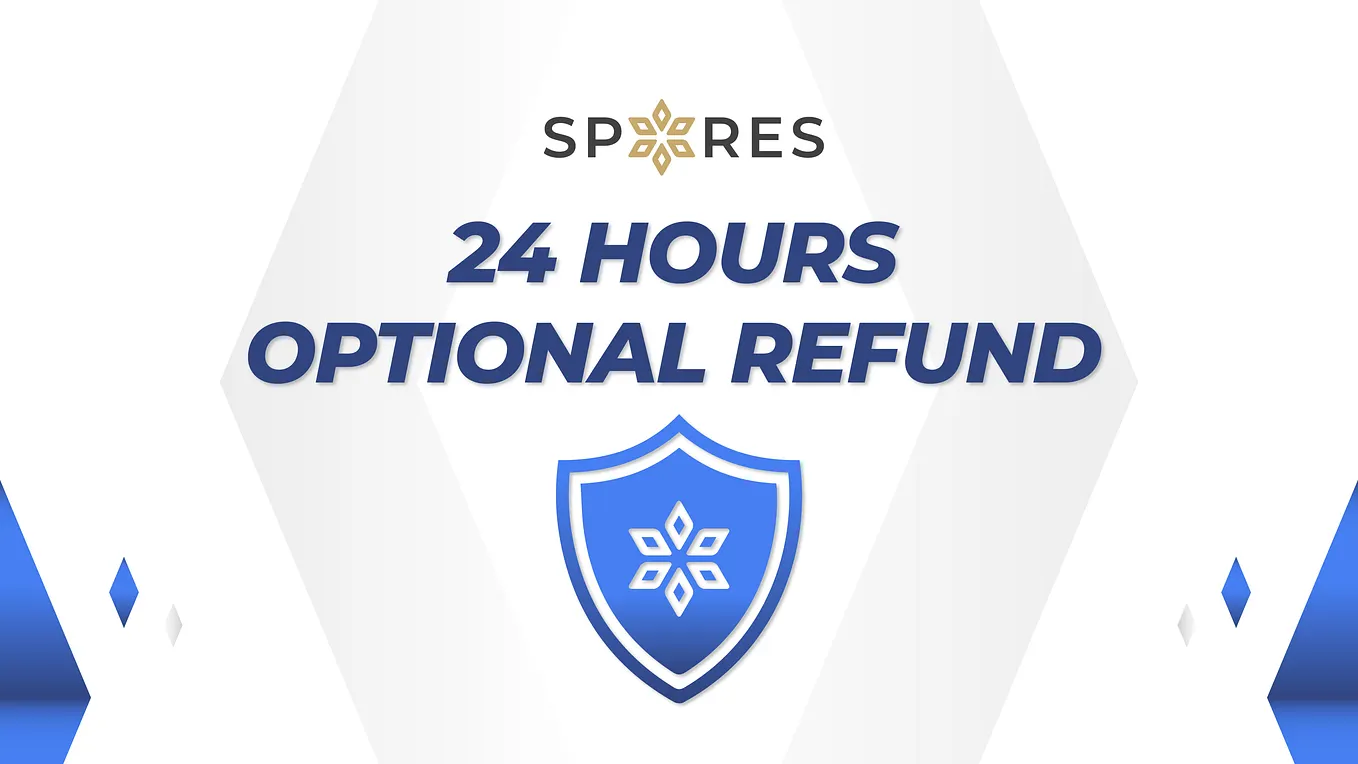 Spores 24h Optional Refund Policy