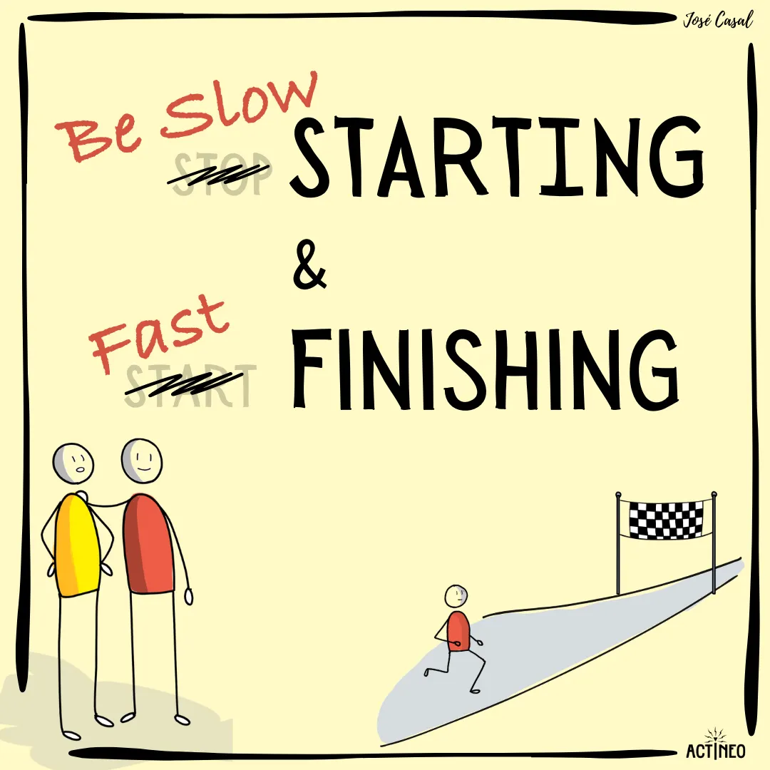 What if saying “Stop Starting and Start Finishing” was a mistake?
