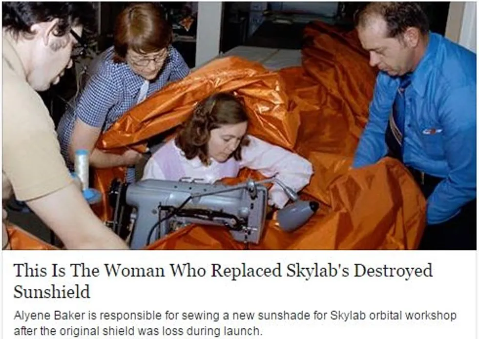 How My Mother Helped Save Skylab After It Was Damaged During Its Launch in 1973