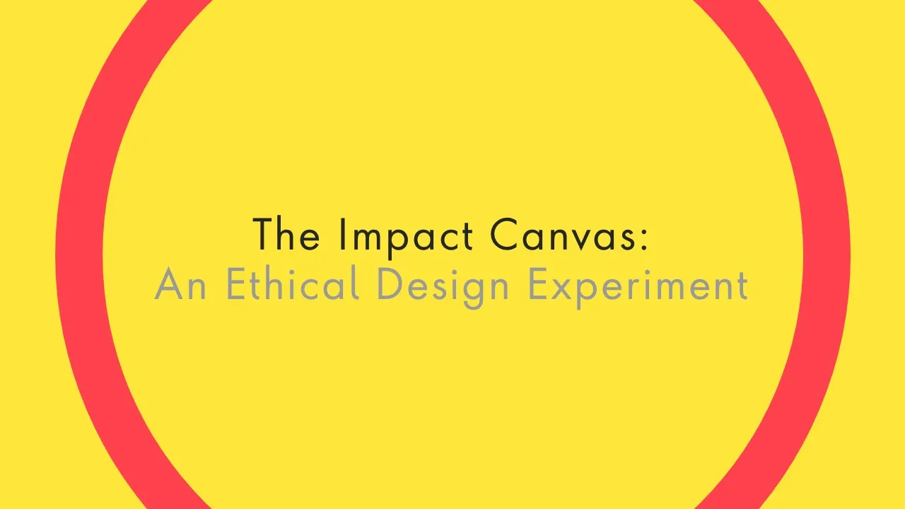 Introducing the Impact Canvas