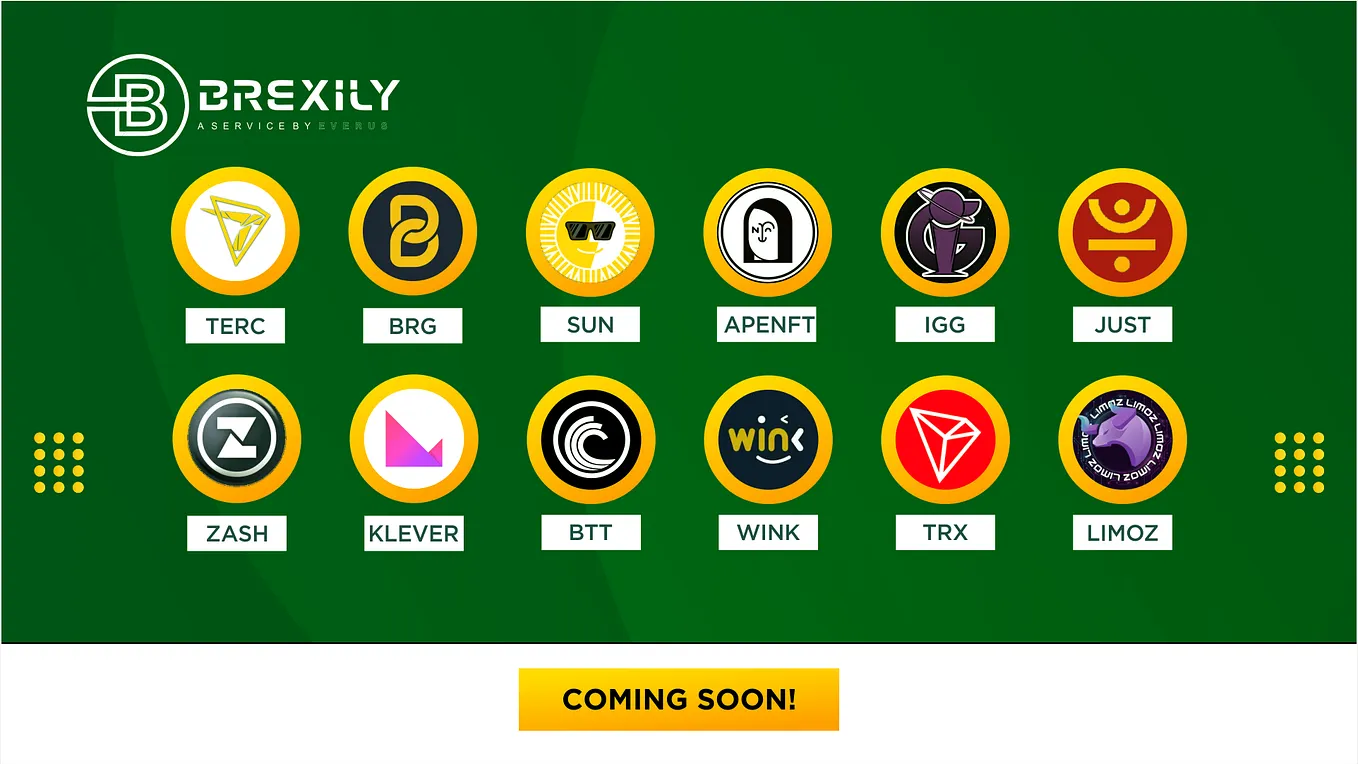 New Token Listings Announcement — TRON Edition ( https://brexily.com/)