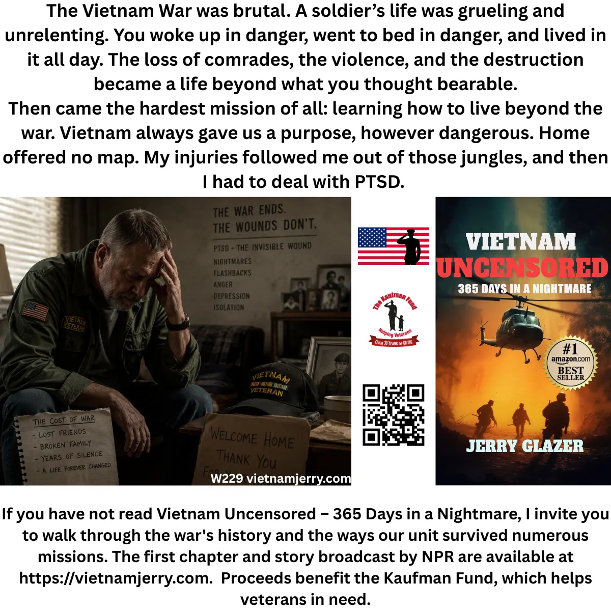 THE VETERAN’S COST OF RETURNING HOME FROM VIETNAM