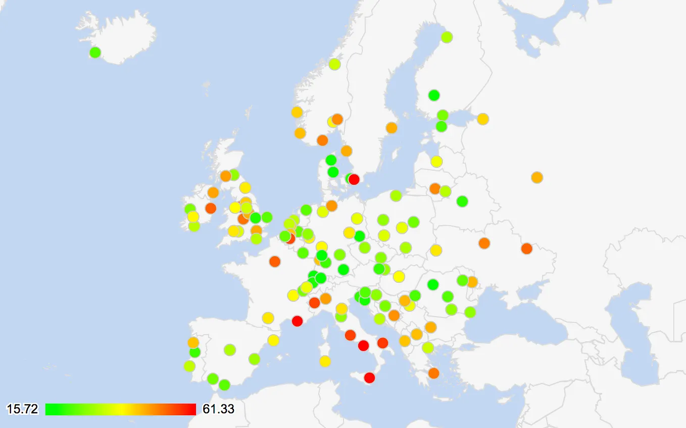 Naples is the most dangerous city in Europe, not.