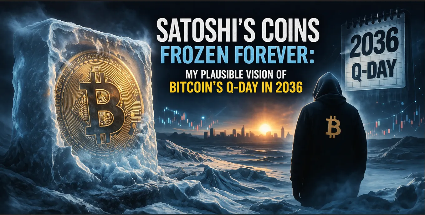 Satoshi’s Coins Frozen Forever: My Plausible Vision of Bitcoin’s Q-Day in 2036