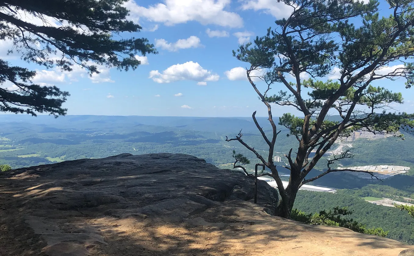 A view from a hilltop near Chattanooga TN