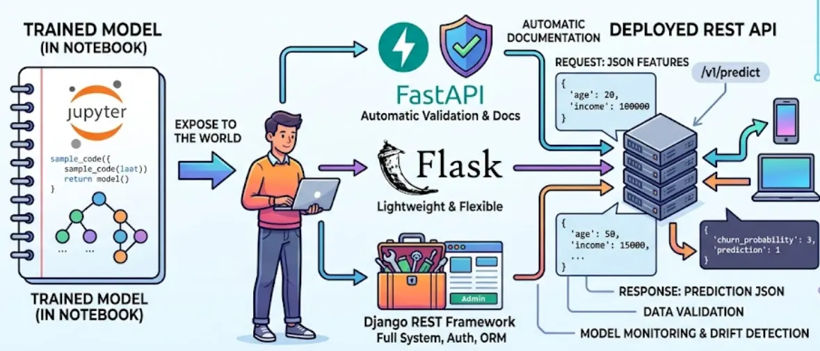 Deploy Your First Machine Learning Model as a Public API | by Muhammad ...