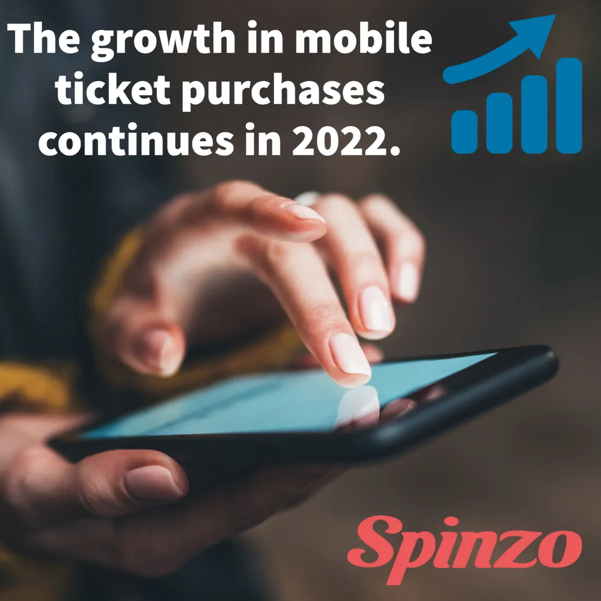The growth in mobile ticket purchases continues in 2022