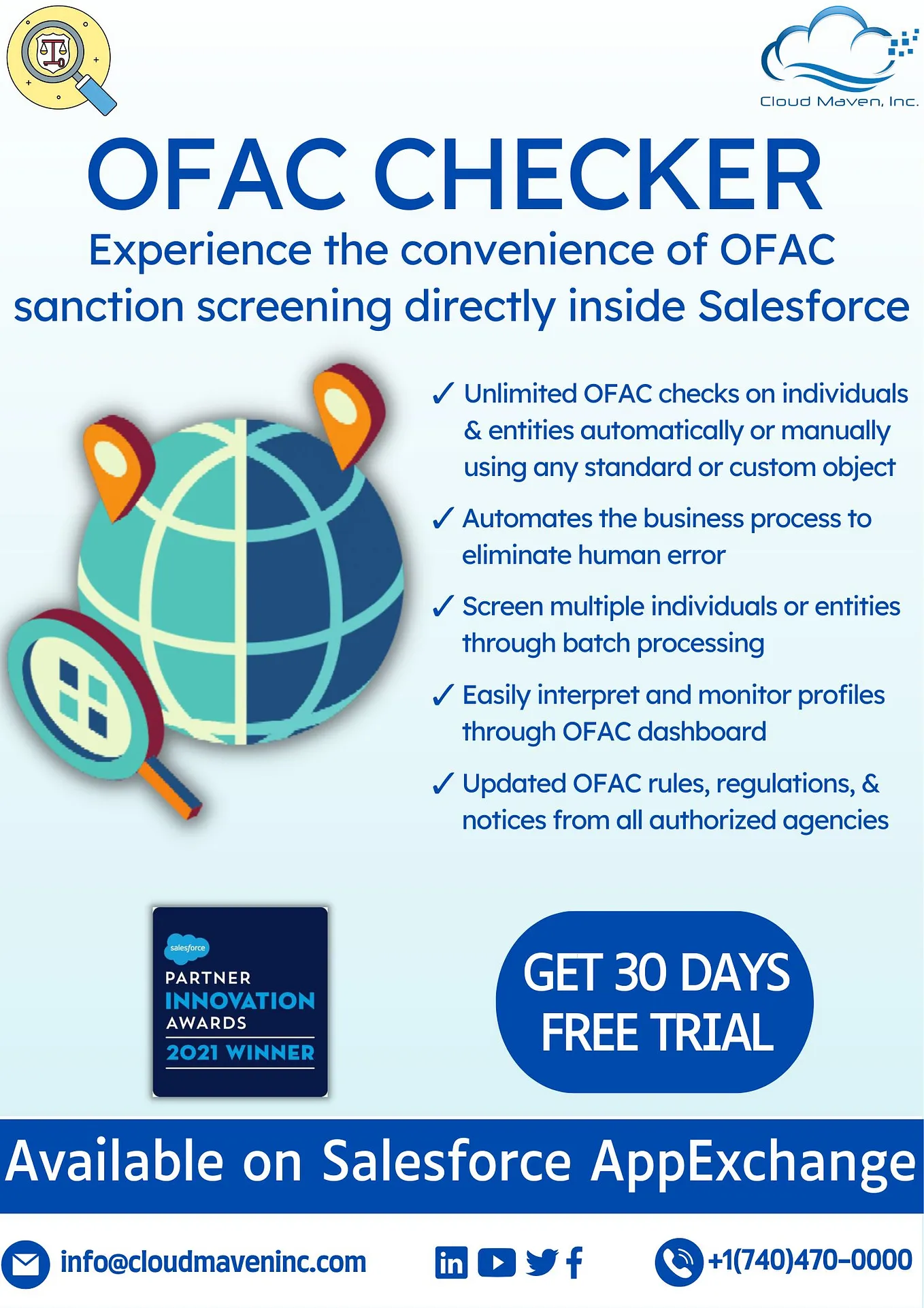 Best OFAC sanction screening app for Salesforce: OFAC Checker