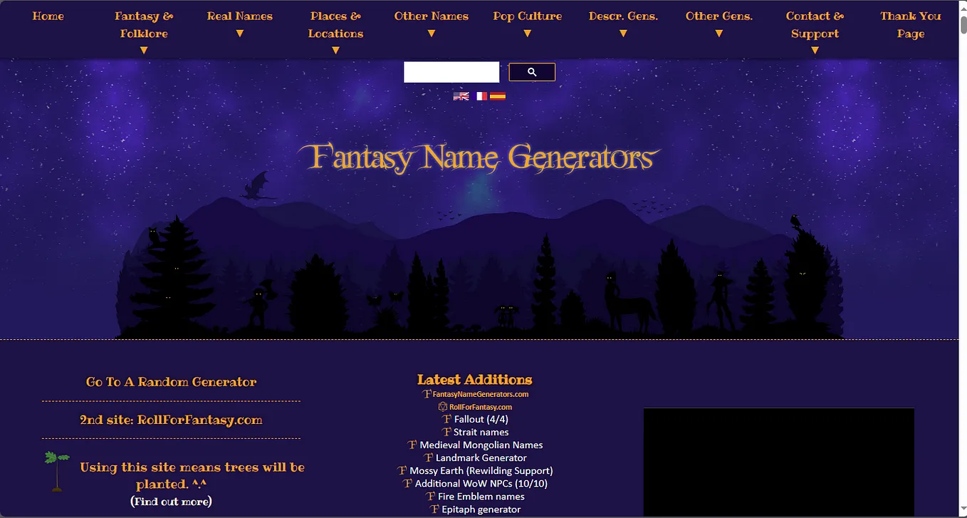 One Site Every Fantasy Writer Needs