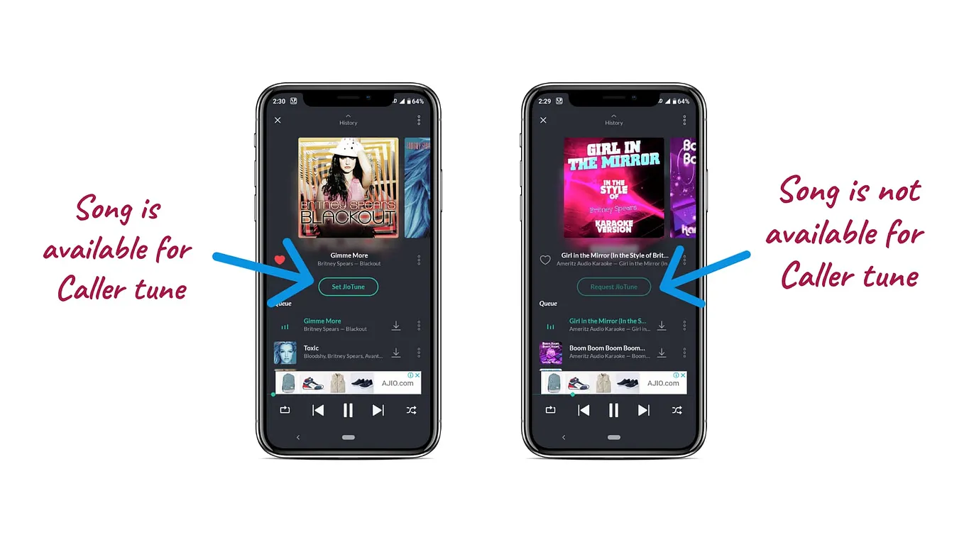 What if that song is not available for Caller Tune inside your JioSaavn app?
