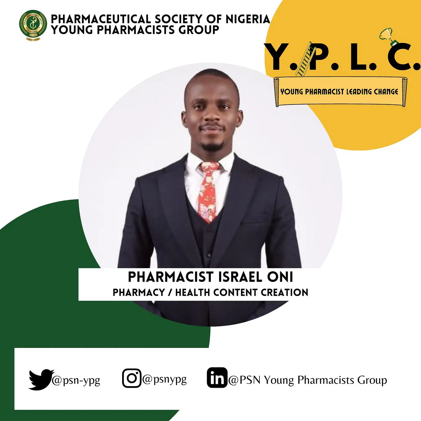 YOUNG PHARMACIST LEADING CHANGE