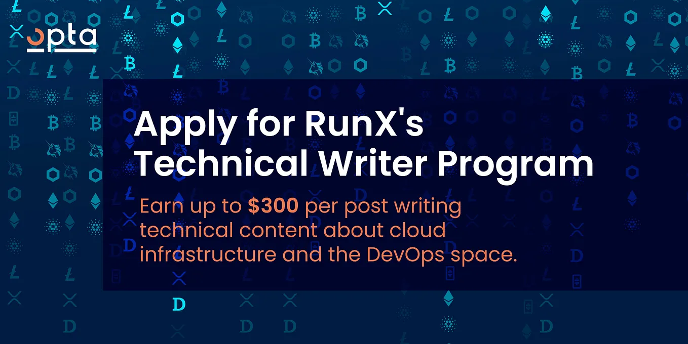 Announcing RunX's Technical Writer Program.