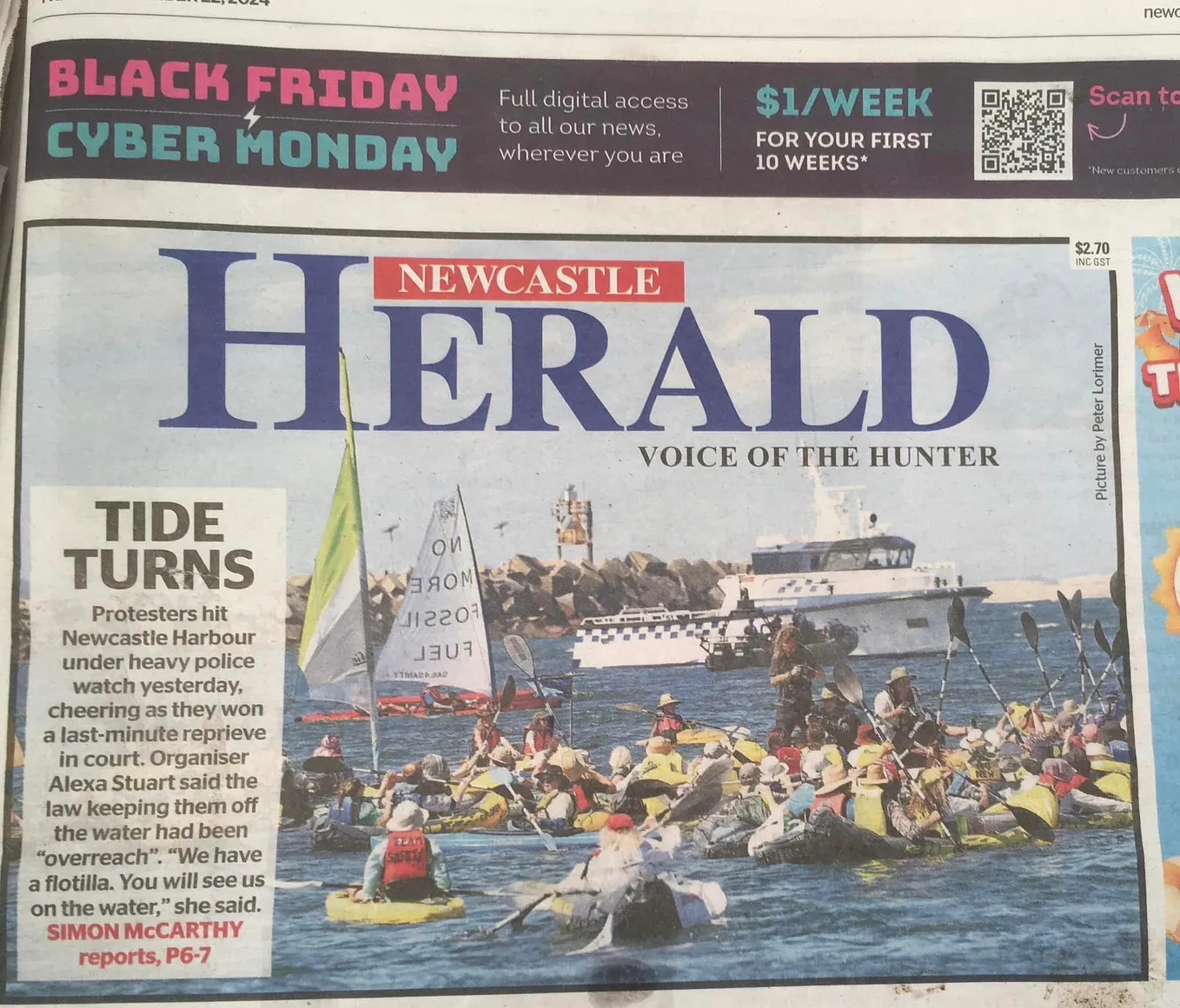 Coal Protestival in Newcastle