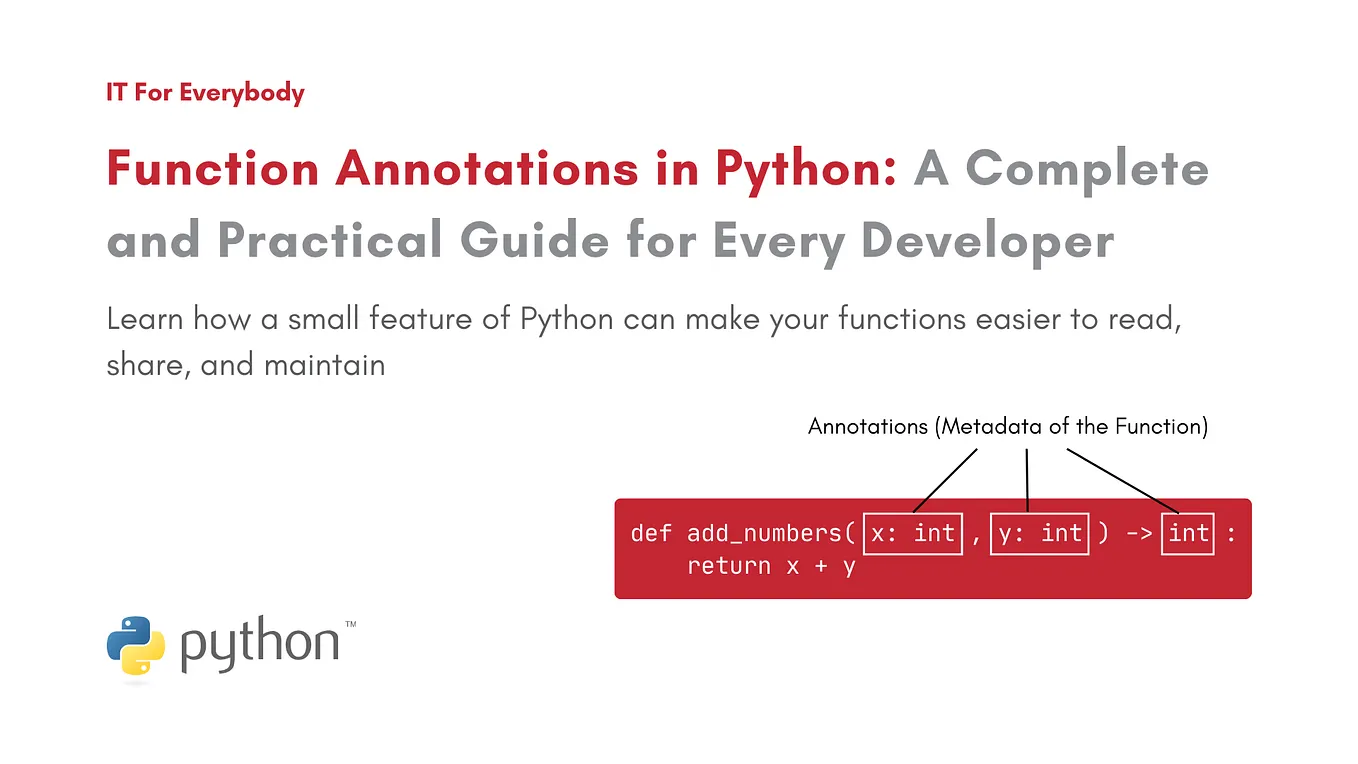 A Complete Guide to the Types of Function Arguments in Python | by ...