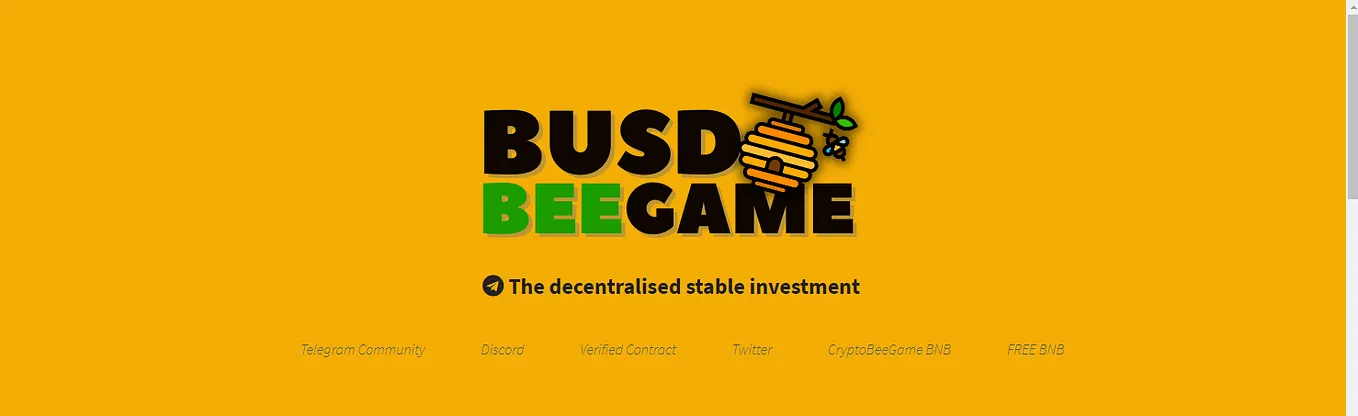 BUSD Bee Game- Earn 10% ROI Daily