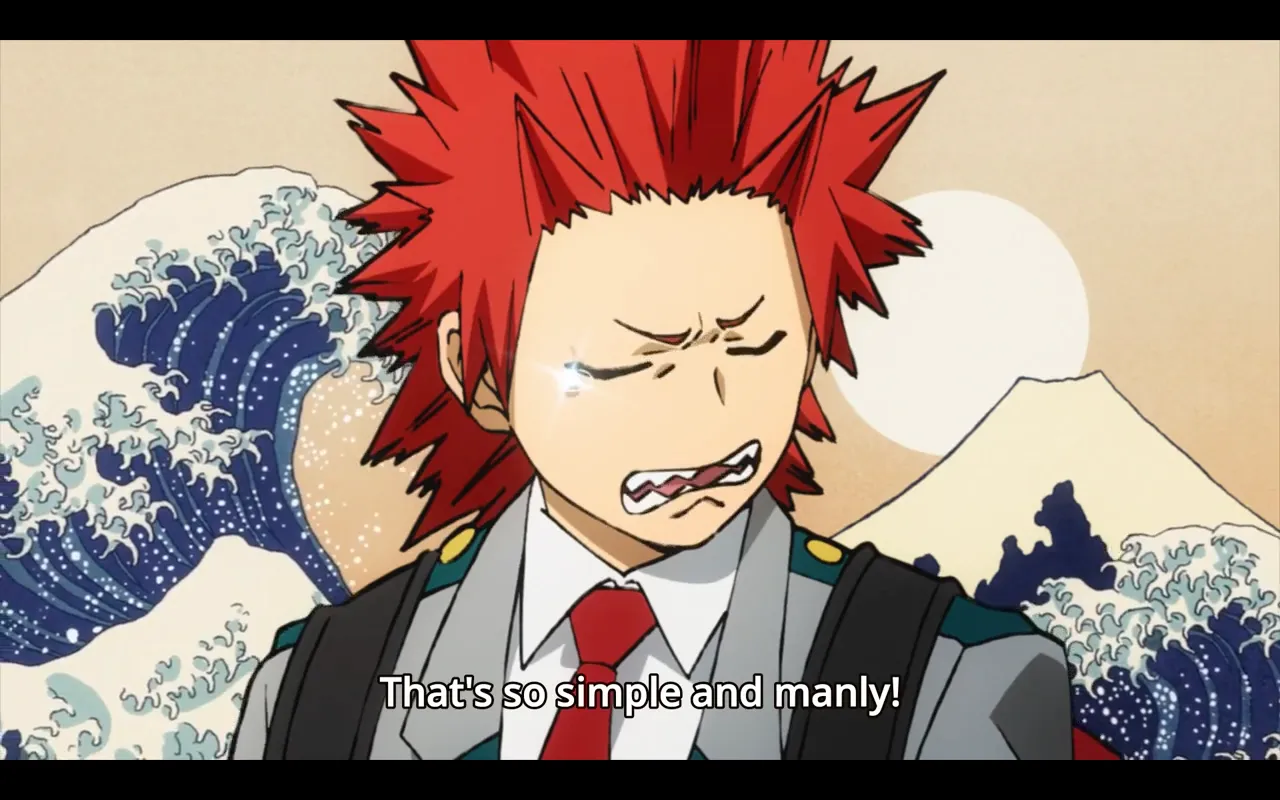 Kirishima Eijirou is gay