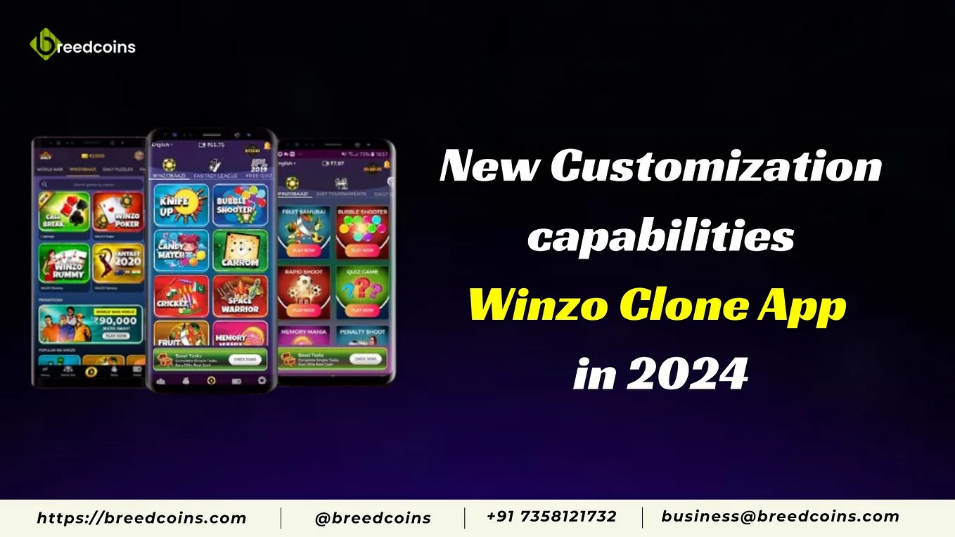 New Customization Capabilities Winzo clone script in 2024