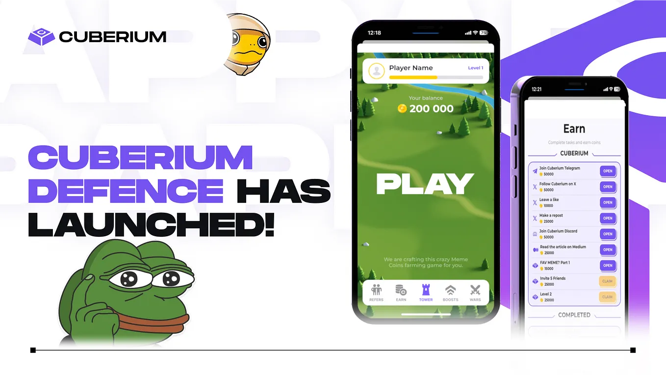 Cuberium: a New Era in the Meme-Token and GameFi World?