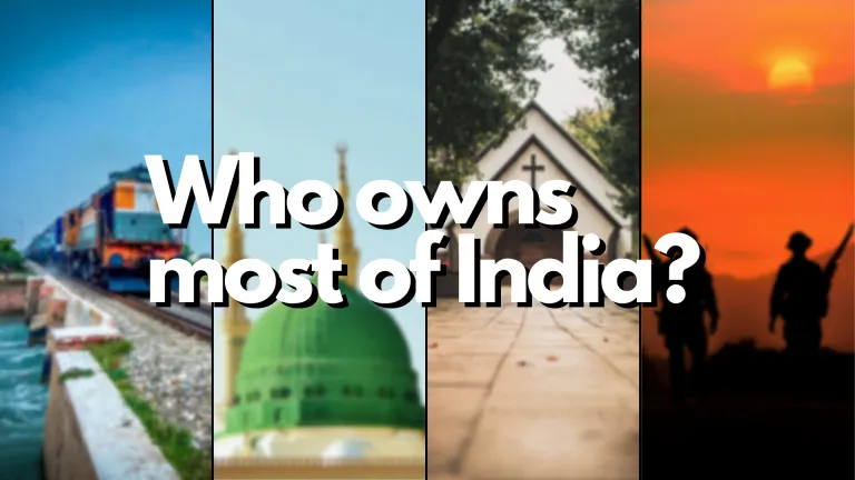 Who owns the most of India?