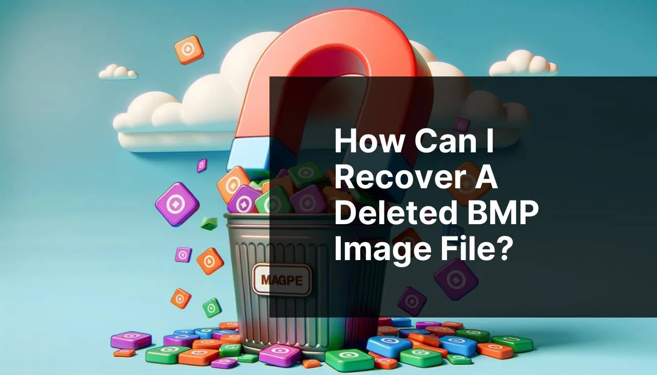 How can I recover a deleted BMP image file?