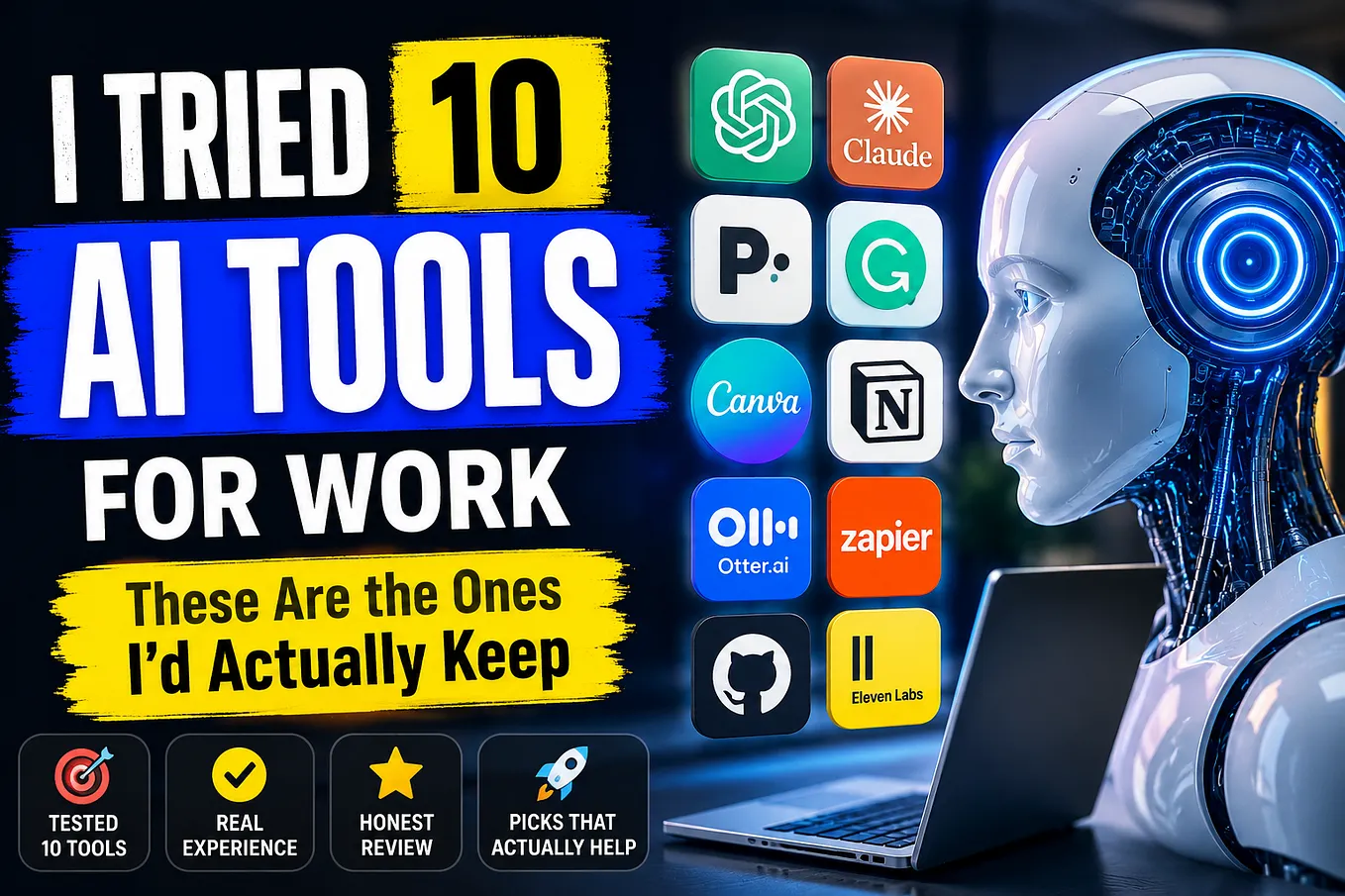 I Tried 10 AI Tools for Work — These Are the Ones I’d Actually Keep