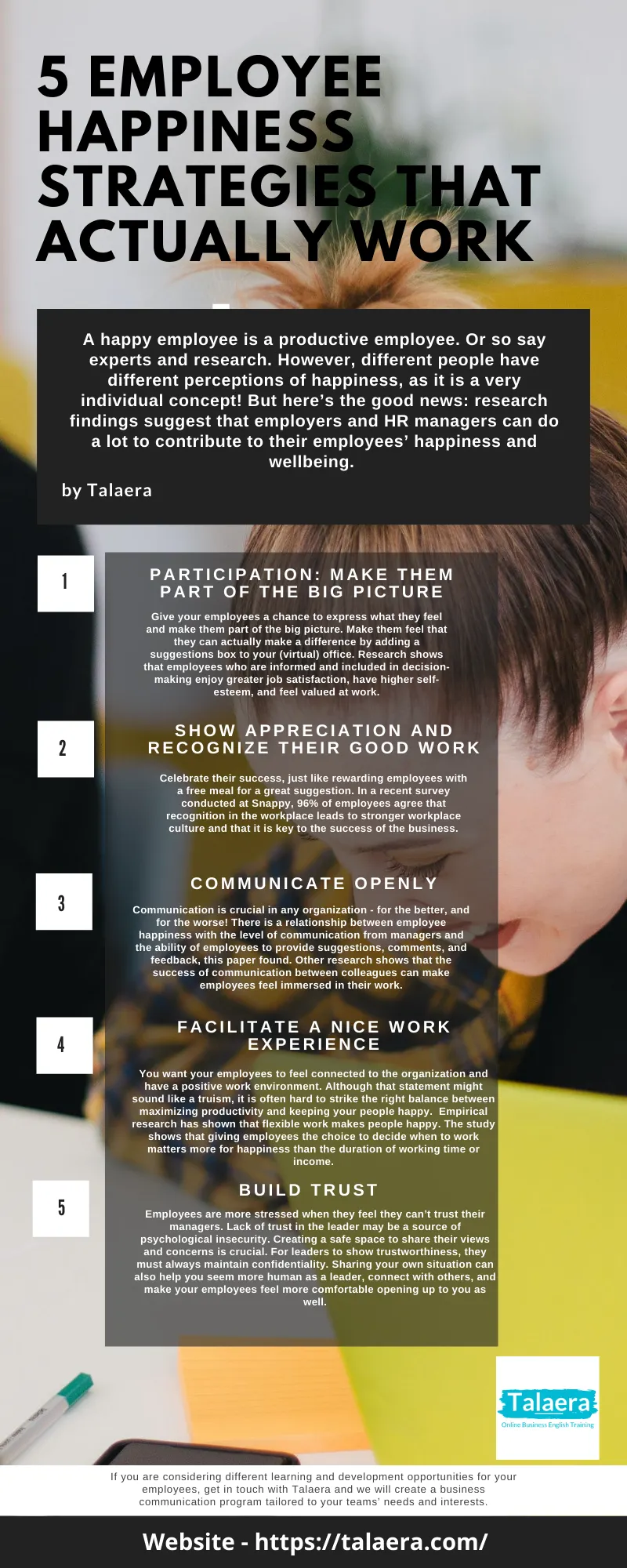 5 Employee Happiness Strategies that Actually Work