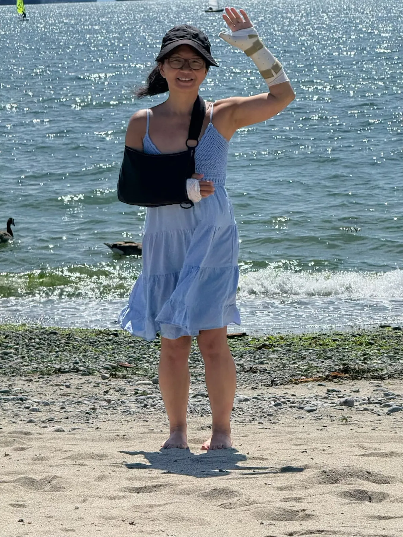 Two Broken Wrists, Still Standing Strong