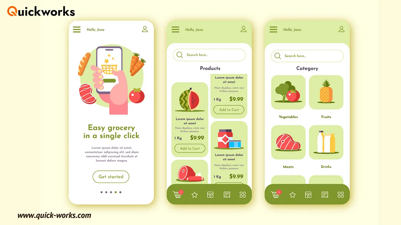 on-demand grocery delivery app development