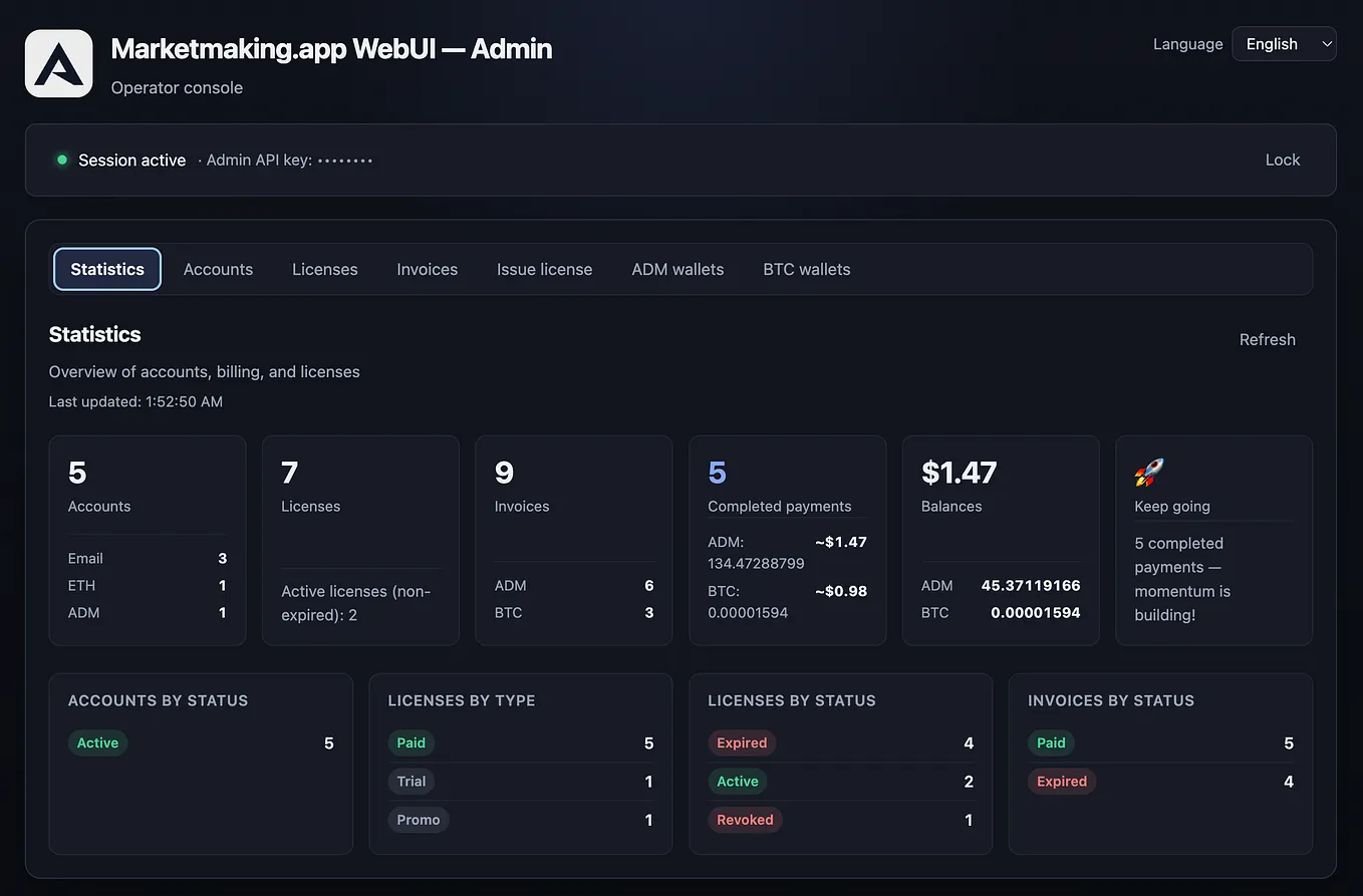 Introducing ADM-Payment: A Crypto-First Platform for Payments, Subscriptions, and Software…