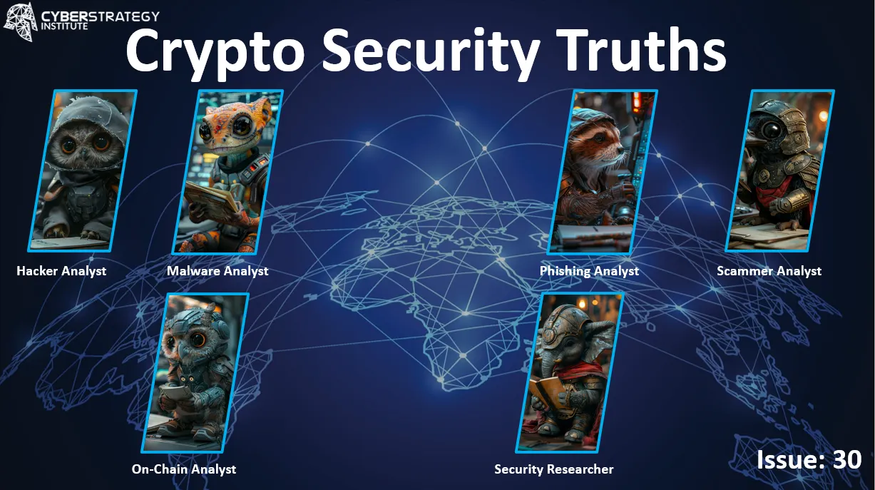 New Year, FOMO, ATHs, Scammers, Hacks, Phishing & Insights Designed to Keep  You Safe — “Crypto Security Truths”: Issue 27 | by Cyber Strategy Institute  | Medium