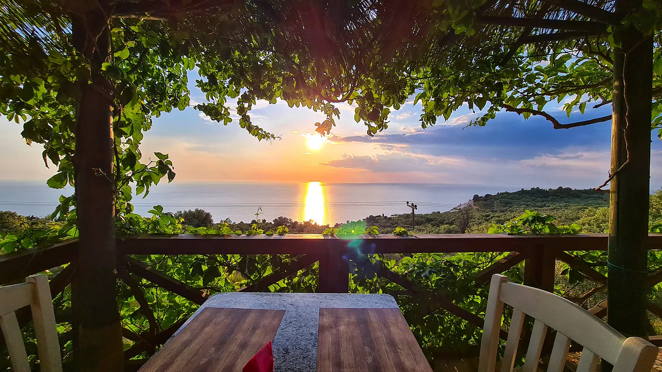 Sunset view from Greco Levante in Lefkada