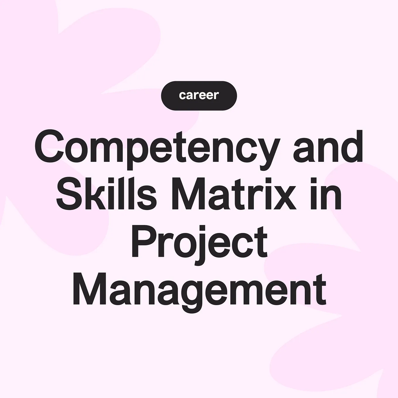 Competency and Skills Matrix in Project Management