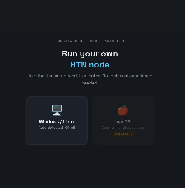 HoosatWorld Node Installer
