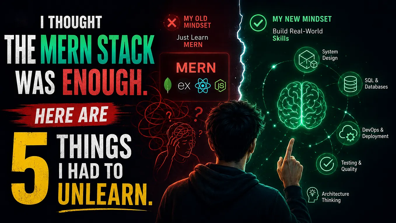 I Thought the MERN Stack Was Enough. Here Are 5 Things I Had to Unlearn.