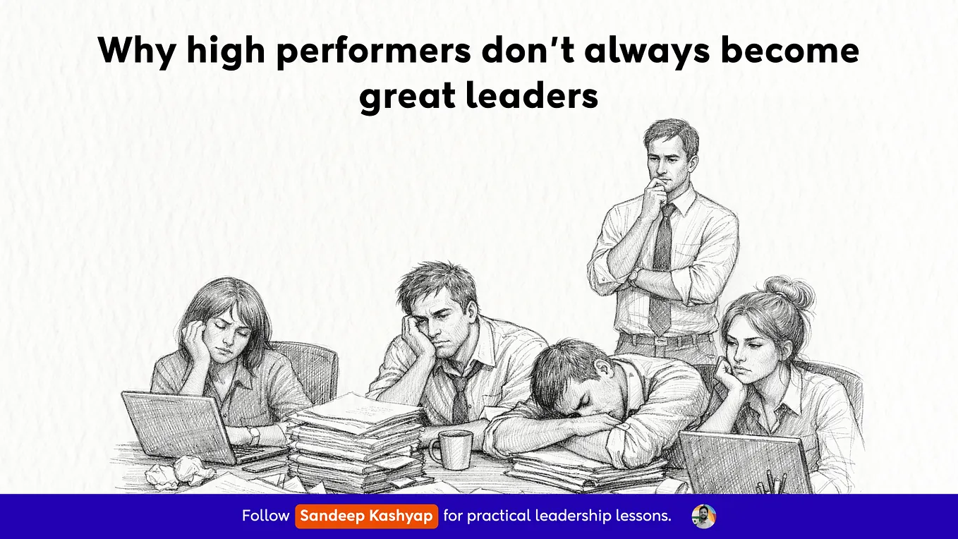 Why high performers don’t always become great leaders