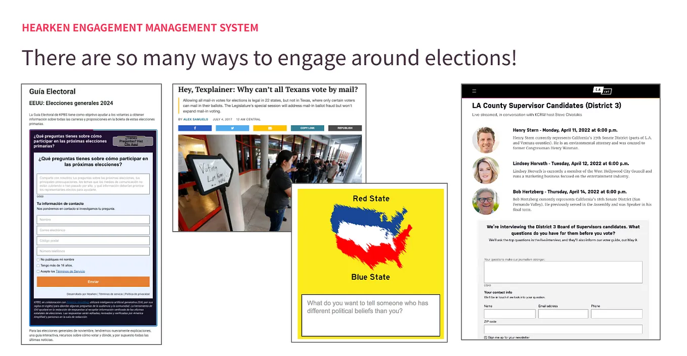 Using Hearken’s Tech to Power Elections Coverage