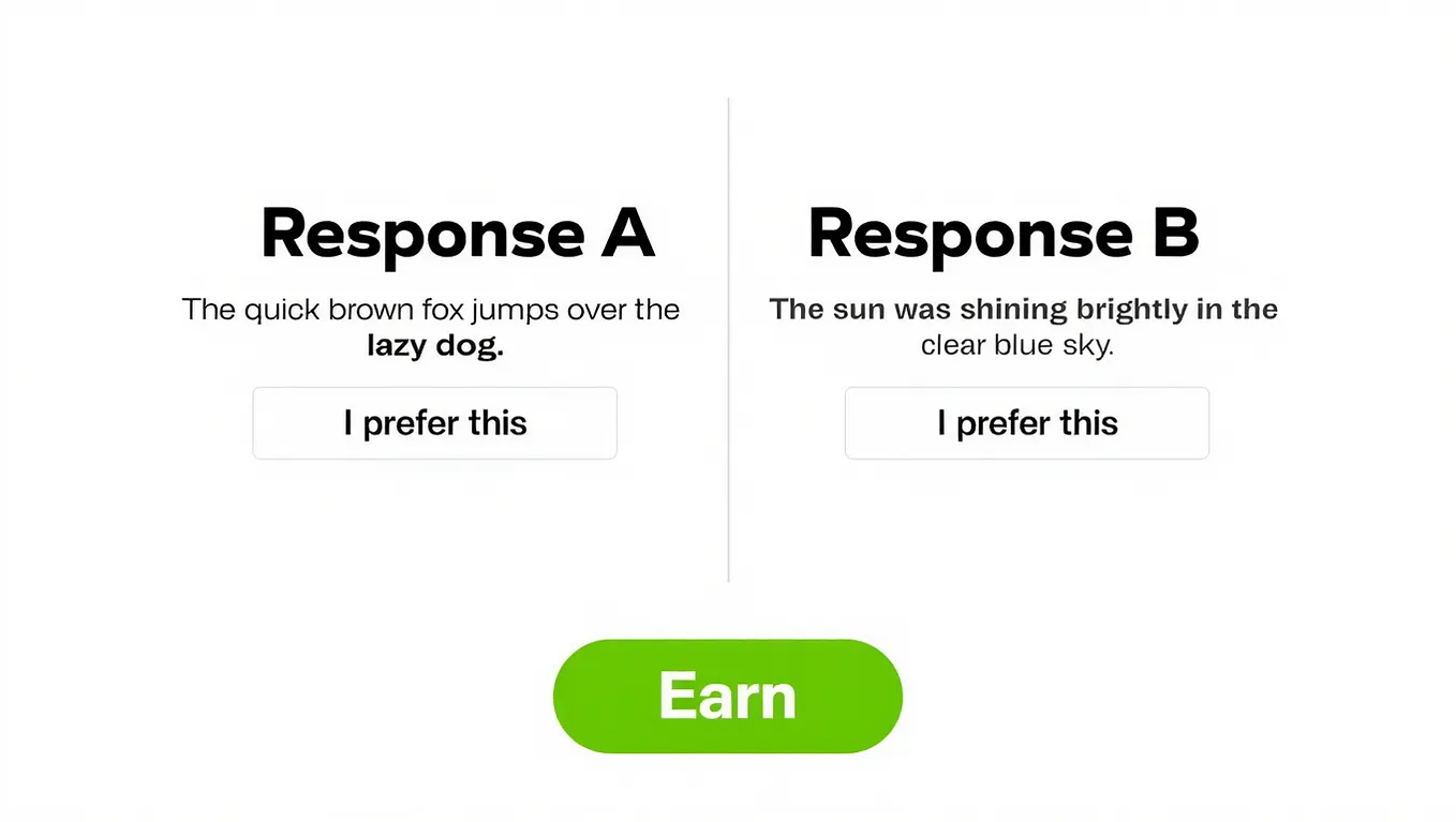 How to make money by simply ranking 2 AI answers in 2026