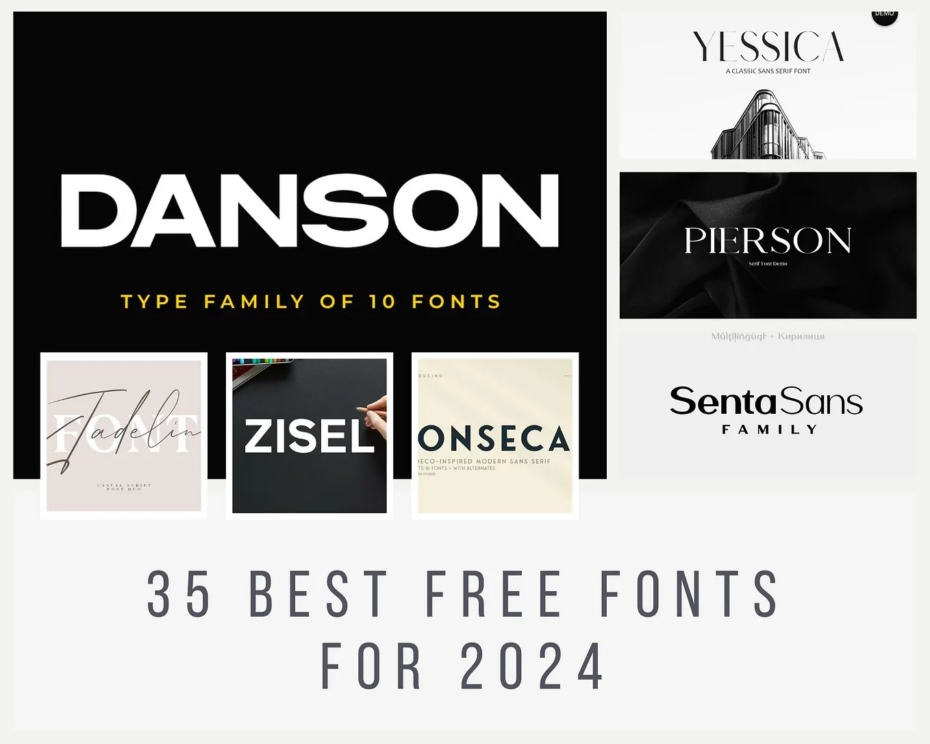 35 Best Paid & Free Fonts For 2024