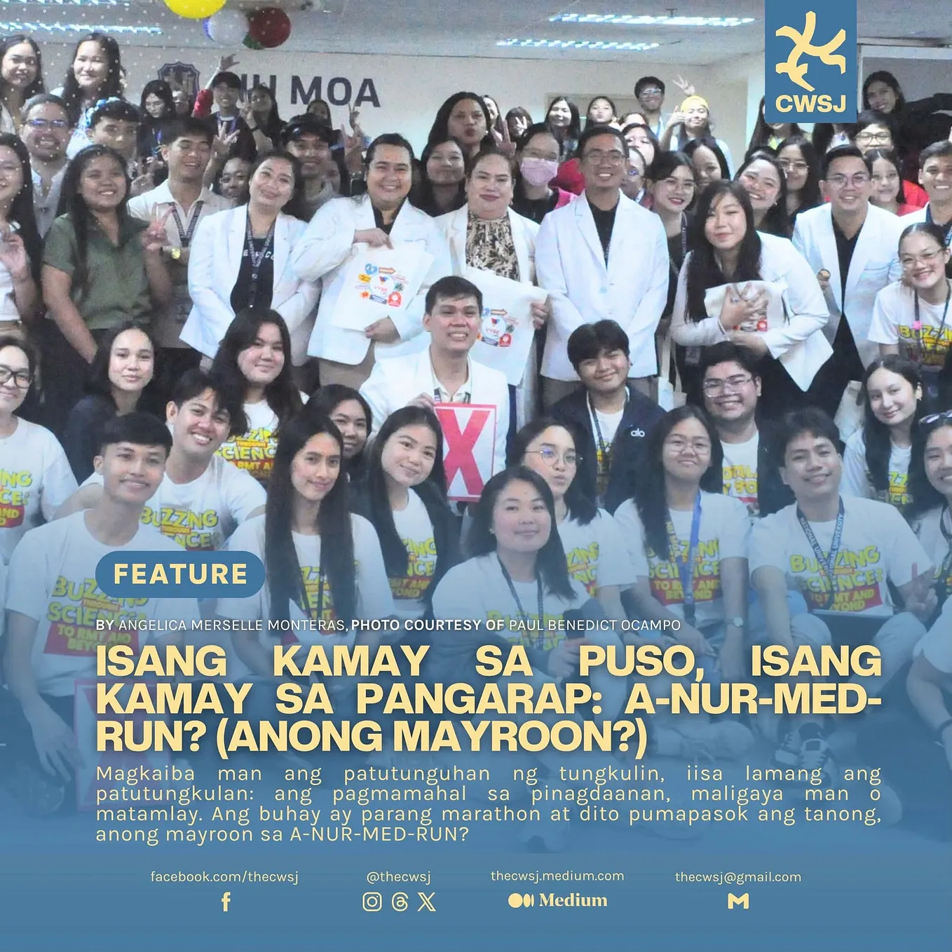 FEATURE | ISANG KAMAY SA PUSO, ISANG KAMAY SA PANGARAP: A-NUR-MED-RUN? (ANONG MAYROON?)