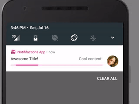 Notifications — Part 2 : Progress Indicator