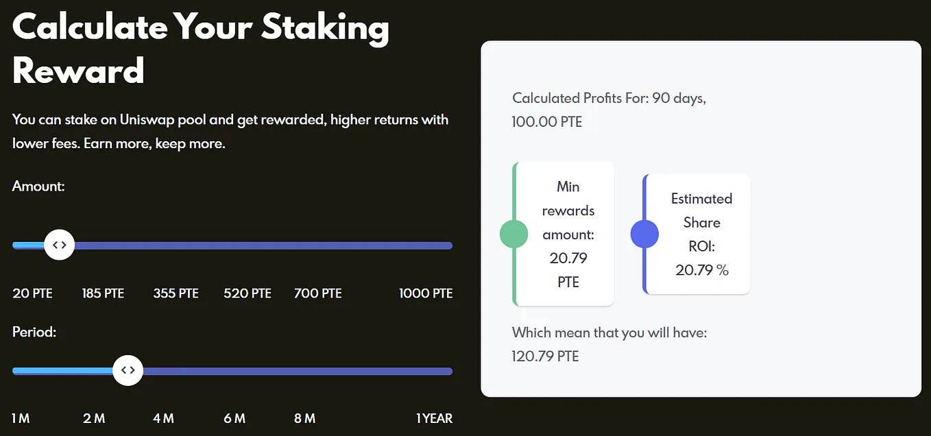 Earn 6.5% Monthly by Adding Liquidity for PTE