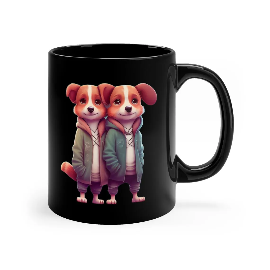 Barney and Linda’s Amazing Friendship: Ceramic Mug with Handle to Feel Love and Cuteness in Every…