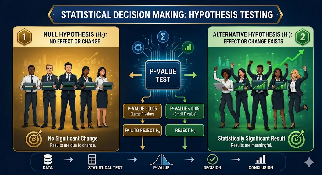 P-Value Explained Simply (With a Real-Life Example in Hypothesis ...