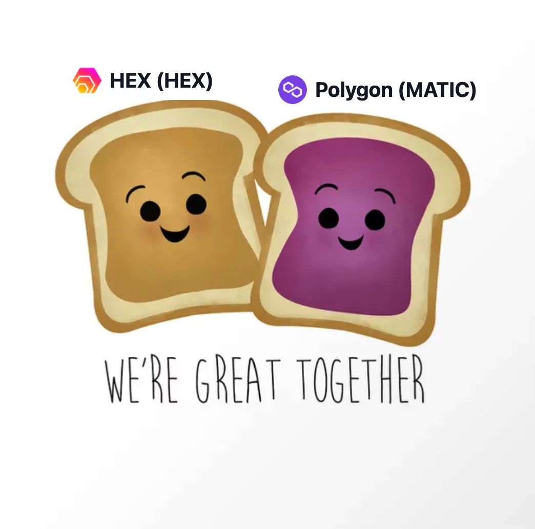 The Peanut butter and Jelly of Crypto Miners: HEX & MATIC