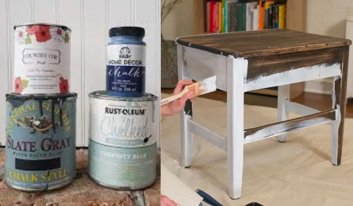 Painting Wood Furniture With Wall Paint